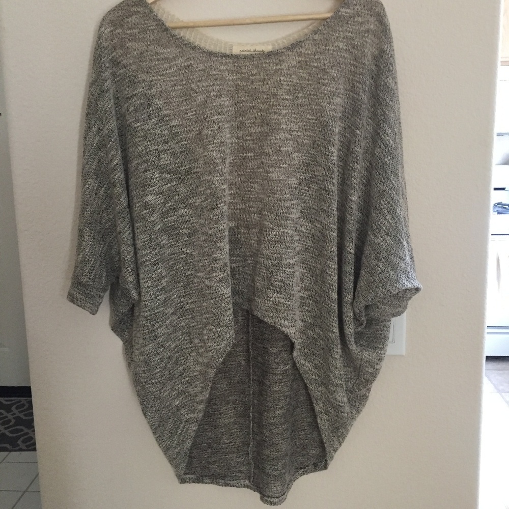 Painted Threads - Dolman Crochet Back Low High